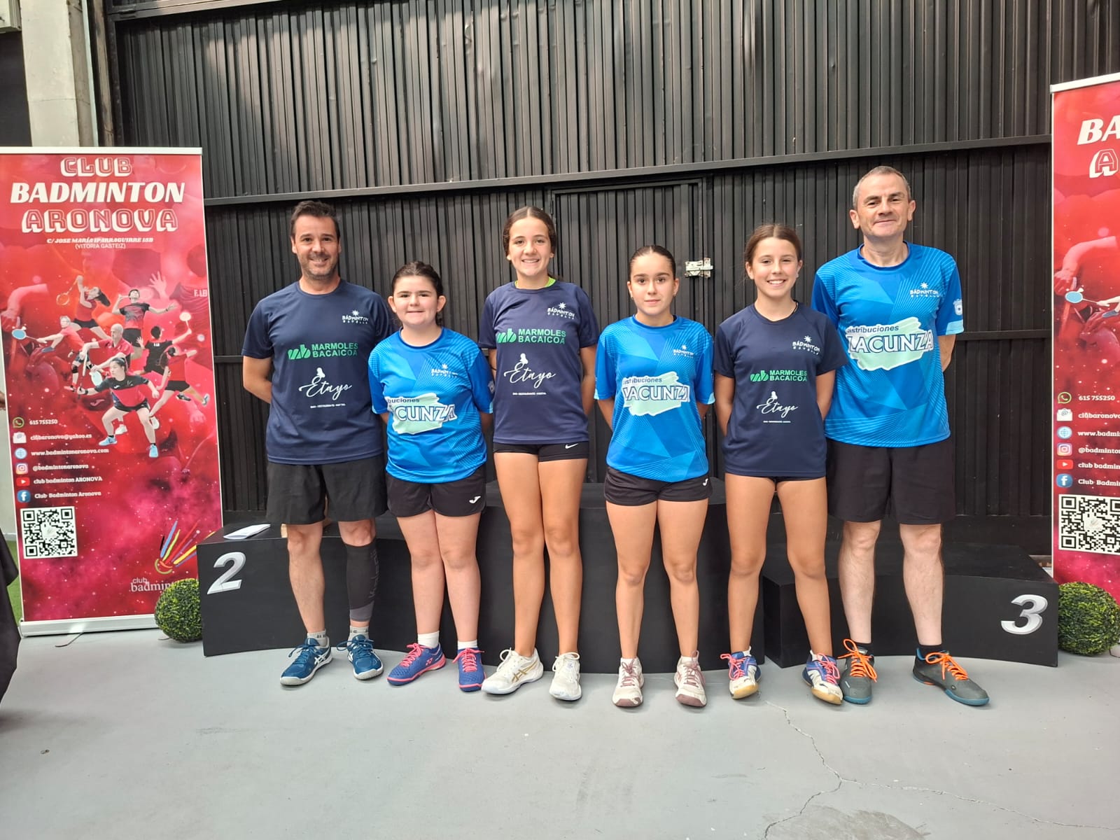 El Club B&aacute;dminton Estella brilla en Vitoria y Canovelles
